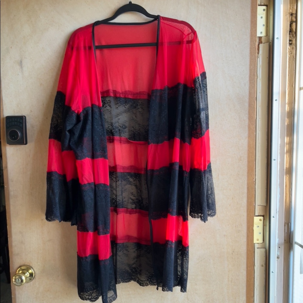 Lace lingerie cover  , robe